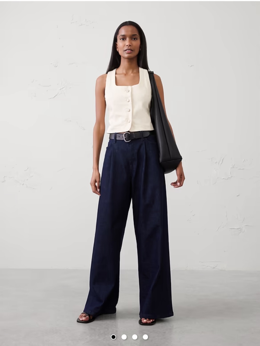 Banana Republic Buttoned Denim Vest